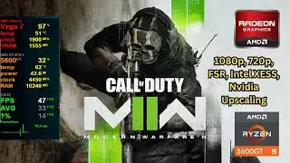 Call of Duty Modern Warfare II 2022 | Ryzen 5 5600GT Vega 7 iGPU Benchmark | No GPU Test