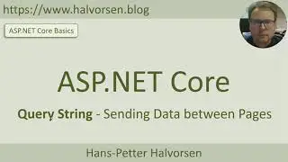 ASP.NET Core - Query String: Sending Data between Pages