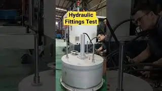 Hydraulic Fittings Under Test