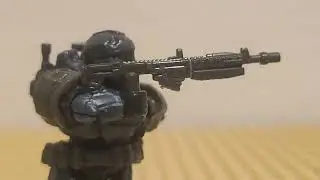 (365 day challenge)Day 130:Commando AR|mega construx halo stopmotion