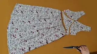 ✅ Easy Stylish Dress Sewing Tutorial ✂️You Don't Have To Be a Tailor to Sew This Dress💃Summer Trends