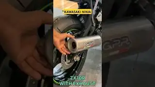 Kawasaki Ninja ZX10R | GPR Exhaust Installed | Super Sound #kawasaki #ninja #gprexhaust #exhaust