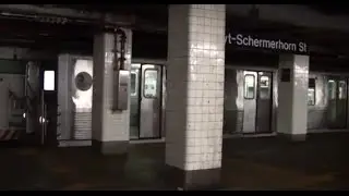 ᴴᴰ R16-R40-R42 Museum Train Action with A and C Trains at Hoyt Schemerhorn Street