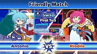 Friendly Match: Antonio vs. Riodile (Swap) [FT5] - Puyo Puyo Tetris 2