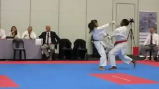 2016 ISKF World Miyuki vs Benilda KUMITE *A-1.