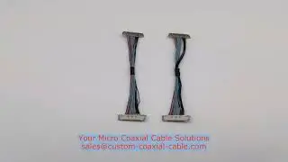 Camera micro coax cable Switzerland distributor MINIFLEX 5-BFN II 14P micro coax amphenol low skew m