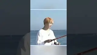 JK tries to fishing 🐟 #jungkook #bunny #kookie #bts #shorts