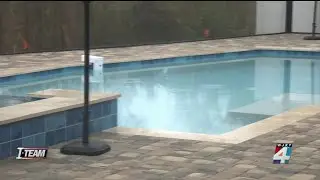 3 companies work together to help veteran couple complete project abandoned by Staycation pools