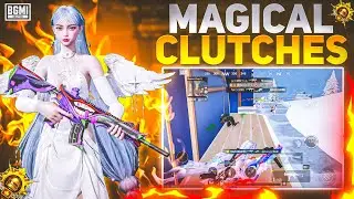 MAGICAL 1V4 CLUTCHES | CONQUEROR LOBBY || ~1V4 CLUTCHES 🔥|| BGMI/PUBG 4.2 Update Soon