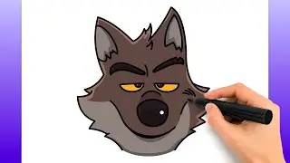 C&oacute;mo Dibujar Al Sr. Wolf De La Pel&iacute;cula Bad Guys (Tutorial De Dibujo F&aacute;cil)