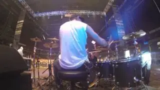 Edgars Vilums Drums Gacho Live (Drum cam only)