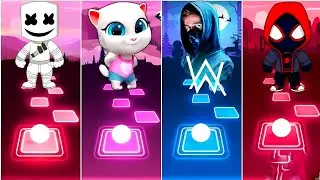 10 Level Pass Endless Gameplay Tiles Hop EDM Rush ⏯️▶️ Music Team