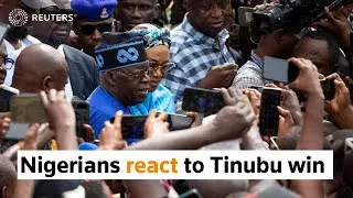 People in Nigeria react to election result