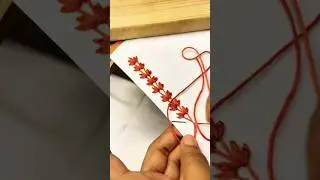 trending hand embroidery work || easy needle work #shorts #handbroidery #viral #viralshorts