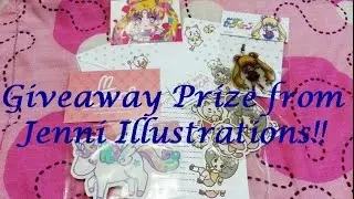 Giveaway Prize from Jenni Illustrations!!!