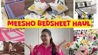 Meesho Bedsheet Haul | Affordable Luxury Bedsheets Starting @ ₹250 | Unbeatable Prices