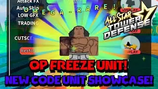Showcasing SnowRBX's Insane Freeze Code Unit In All Star Tower Defense