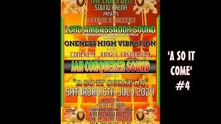 Jah Conquerer - Oneness High Vibration - Lord Ambassador @ Afro Cen. Leicester. Sat 6th July 2024.