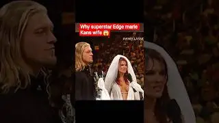 Why WWE edge marie kans wife lita 😱#wwe #romanreigns