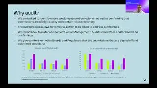 Paying the check: Water company assurance and the reporter role for AMP8 | CIWEM Webinar