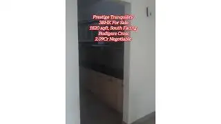 Prestige Tranquility | 3 BHK 1820 Sq-ft For Sale in Budigere Cross , Bangalore| ₹ 1.99Cr.