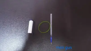 How to make  gun with pen cap and rubber band| make mini gun at home