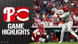 Phillies vs. Reds Game Highlights (8/12/25) | MLB Highlights