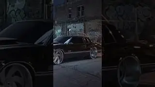 AI Chevy Monte Carlo SS car clips black and chrome #gbody #montecarloss