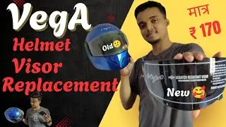 VEGA Cliff dx helmet visor replacement in 5min at home 🏠.