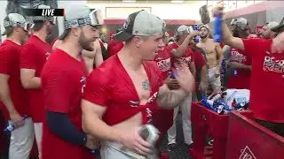 Cardinals celebrate after becoming National League Central Division Champs