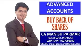 CA INTER//PART-2-BUY BACK OF SHARES//CA MANISH PARMAR