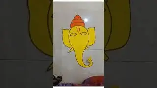 How to make Ganapati facemask | paper craft ideas | Ganesh chaturthi