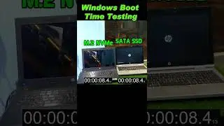 SSD vs M.2 NVMe Speed Testing | Laptop #Shorts