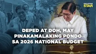 Education at health sector, nakatanggap ng pinakamalaking budget nitong 2026
