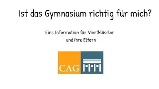 Über die Schulform Gymnasium