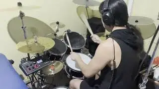 Demencial Putamadre - Camino al salvador, drum cover playthrough, first take, no edit