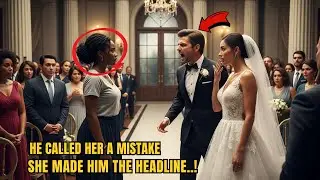 At His Luxry Wedding,the Billionaire Humiliated the Black Woman But Her Revenge Made the Bride Faint