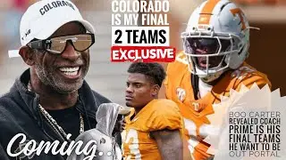 Boo Carter SHOCKINGLY Say COACH PRIME Is His Final Teams Out The Portal HERE’S WHY 🤯