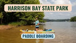 Paddle Boarding at Harrison Bay State Park