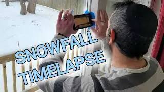 Winter Storm Fern: 24ish-Hour Timelapse of Snowfall