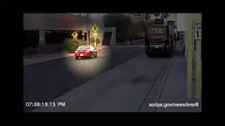 Surveillance video shows driver in Phoenix wrong way crash