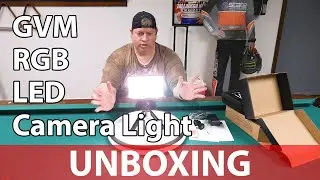 GVM RGB LED Video / Camera Light - UNBOXING Test Review - Great Video Maker LED Lights - GVM10s