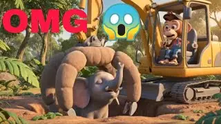 AI بندر کی انسان کی مدد | Monkey Help Human Emotional AI Story | Realistic AI Animal Video
