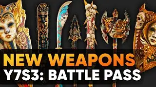 For Honor: DECEIT New weapons, effects and finishers | Y7S3 Battle Pass Showcase