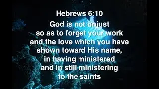 Hebrews 6:10 (Promise)