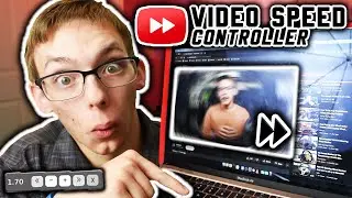 Измените скорость ЛЮБОГО видео с помощью этого расширения! - Video Speed ​​Controller