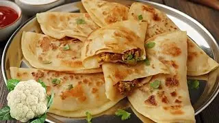 মাথা বেলার ঝামেলা ছাড়া ফুলকপির পরোটা এইভাবে বানালে খেয়ে অবাক হবেন/paratha recipe
