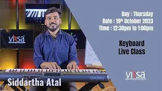 Keyboard Class | Keyboard Instrument Courses Online | Keyboard Classes Noida @VirsaIndia