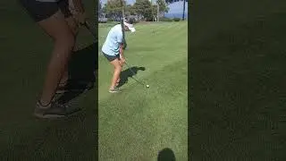 Perfect Chip Shot Control 🎯 #GolfChip #GolfShortGame #GolfPractice