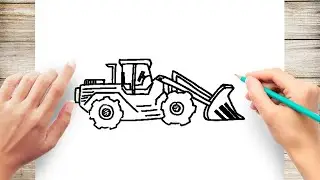 How to Draw Construction Truck Step by Step